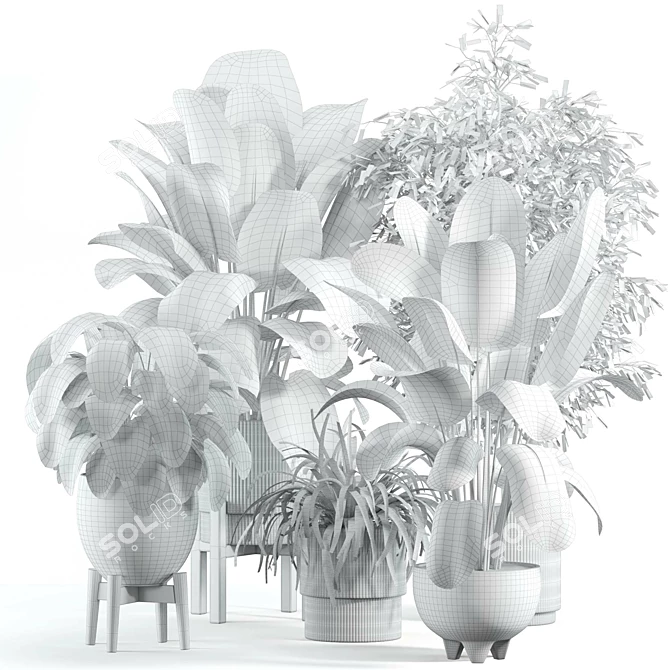 Custom Indoor Plant Model 246 3D model image 2