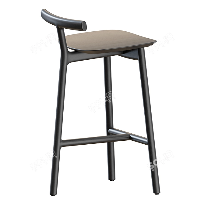 Modern Mattiazzi Counter Stools Set 3D model image 6