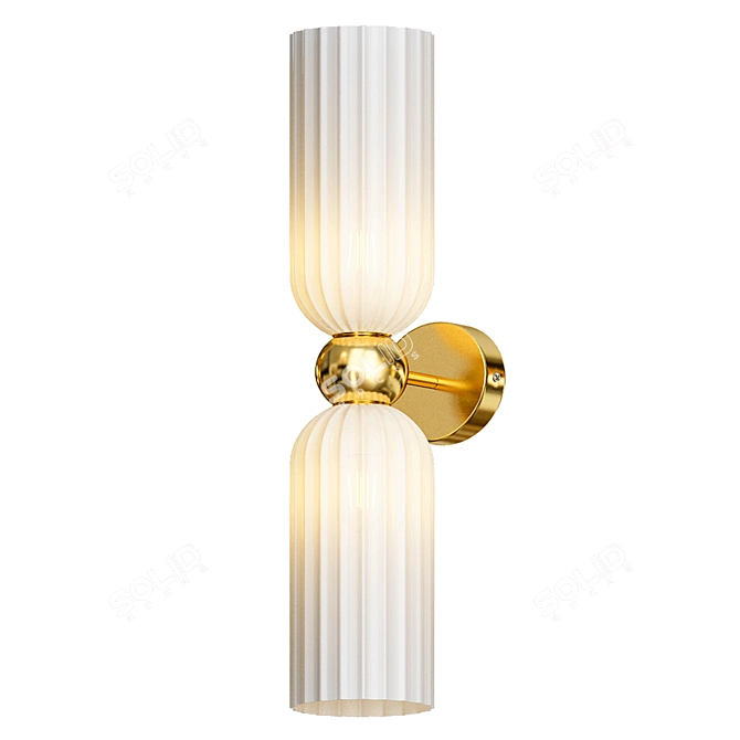 Elegant Antic Wall Lamps 3D model image 1