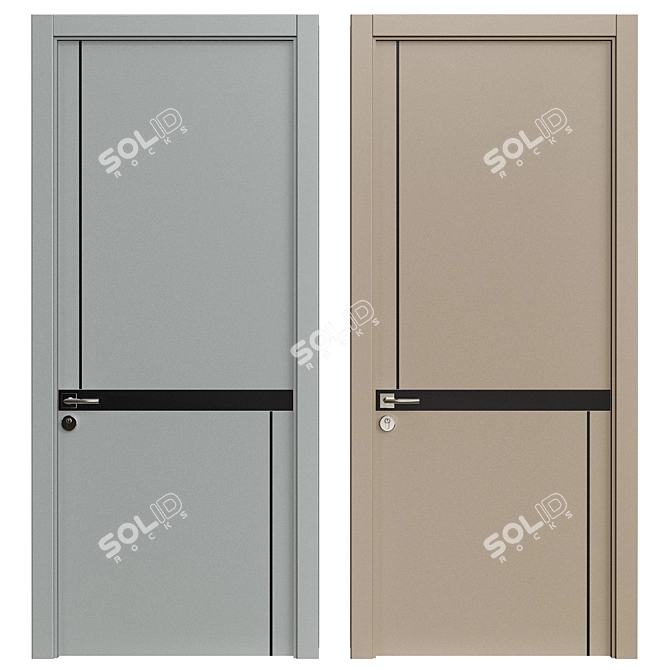 Interior Doors 3D Model Furniture 3D model image 4