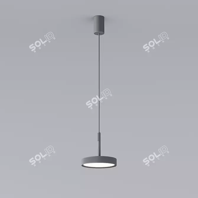 Elektrostandard Plate Pendant Light 3D model image 3