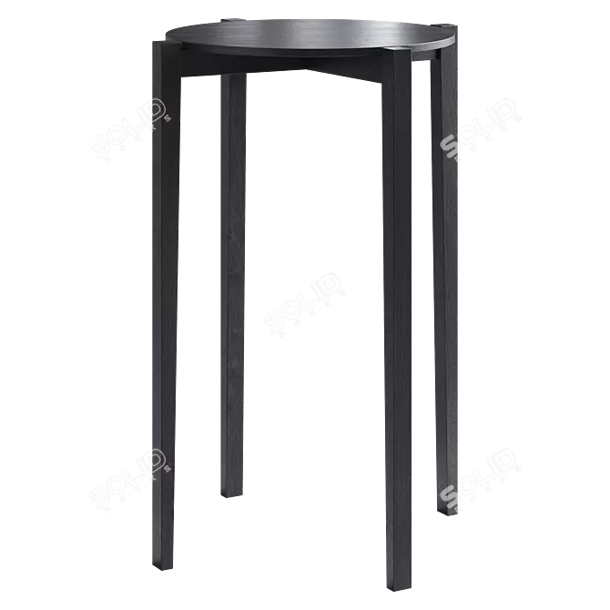 Eloïs Serax Designer Table by Ann Demeulemeester 3D model image 2