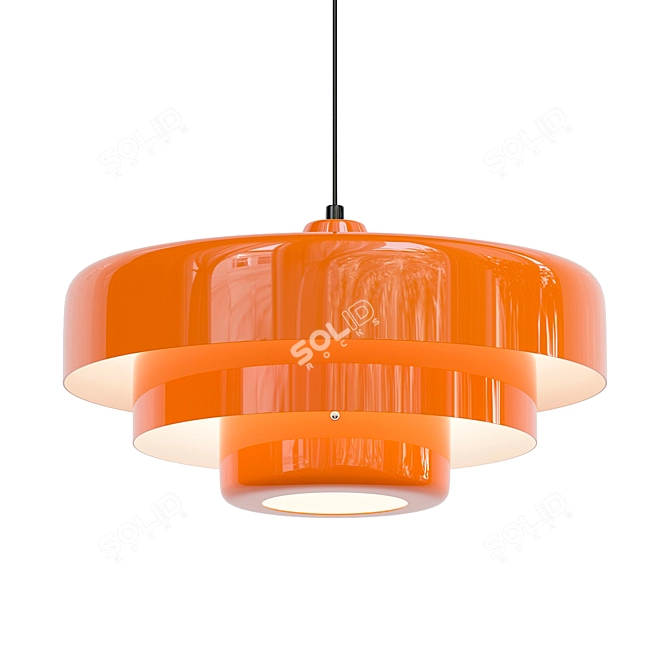 Modern Cake Pendant Lamp, Multi-color 3D model image 1