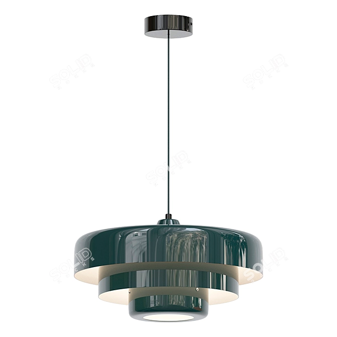 Modern Cake Pendant Lamp, Multi-color 3D model image 3