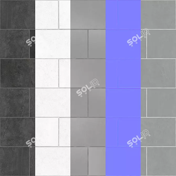 Black Marble Textured Tile,15kauxialtequniA 3D model image 2