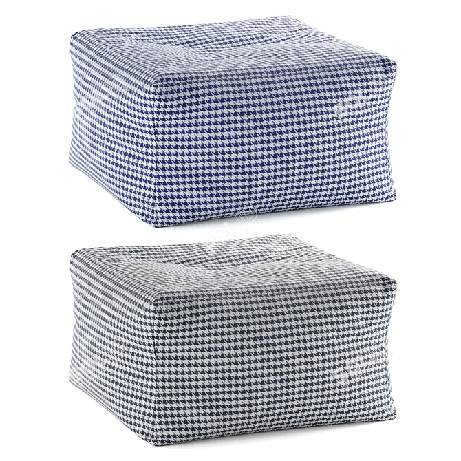 Complements Collection Pouf Set 3D model image 3