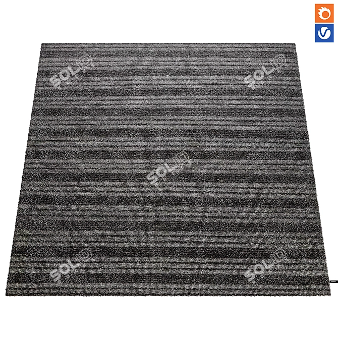 Versatile Miinu MNU 44 Rug 3D model image 1