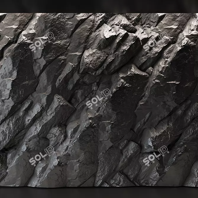 Rock Wall Texture Pack 3D model image 3