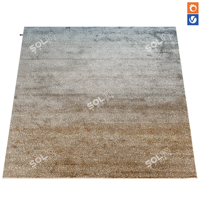 Versatile Miinu-DEV 100 Rug 3D model image 1