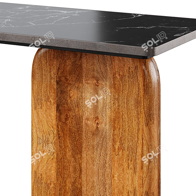 Pemba Console Table by Zuo 3D model image 10