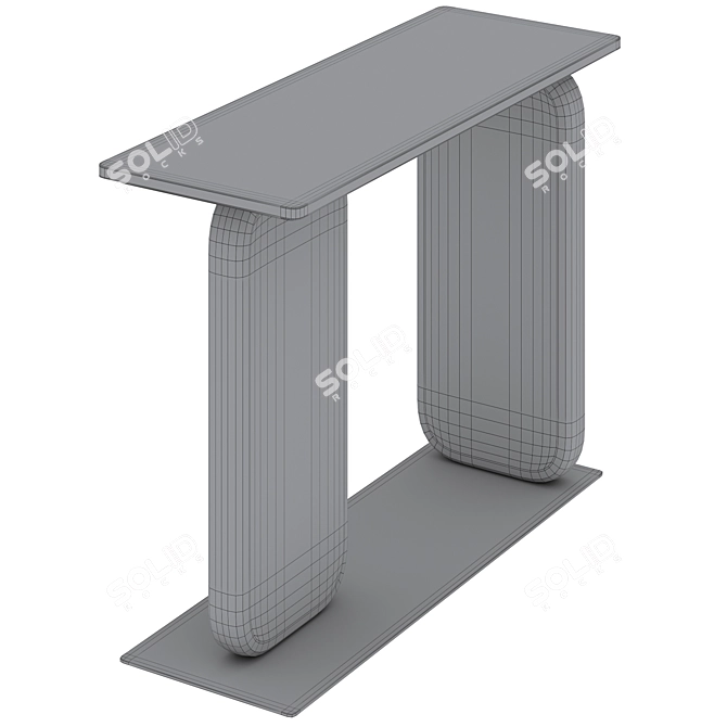 Pemba Console Table by Zuo 3D model image 11