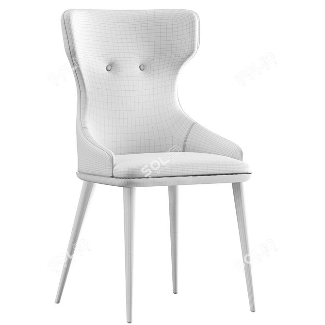 Modern Dining Chair Augusta 3D model image 2