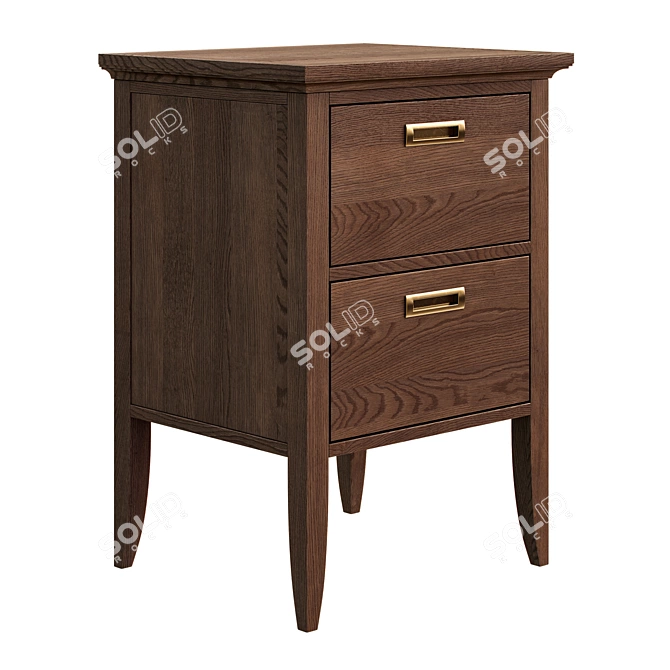 TIMELESS Light Bedside Table 3D model image 5