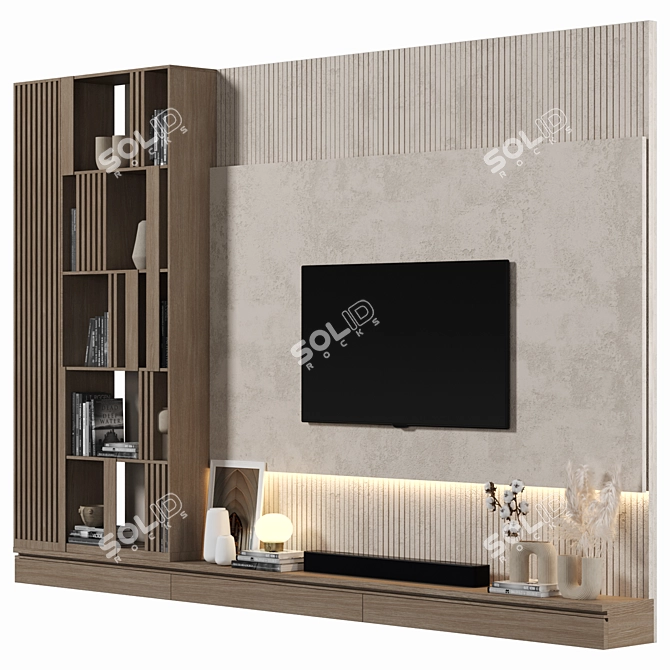 Sleek TV Wall Mount 152 3D model image 2