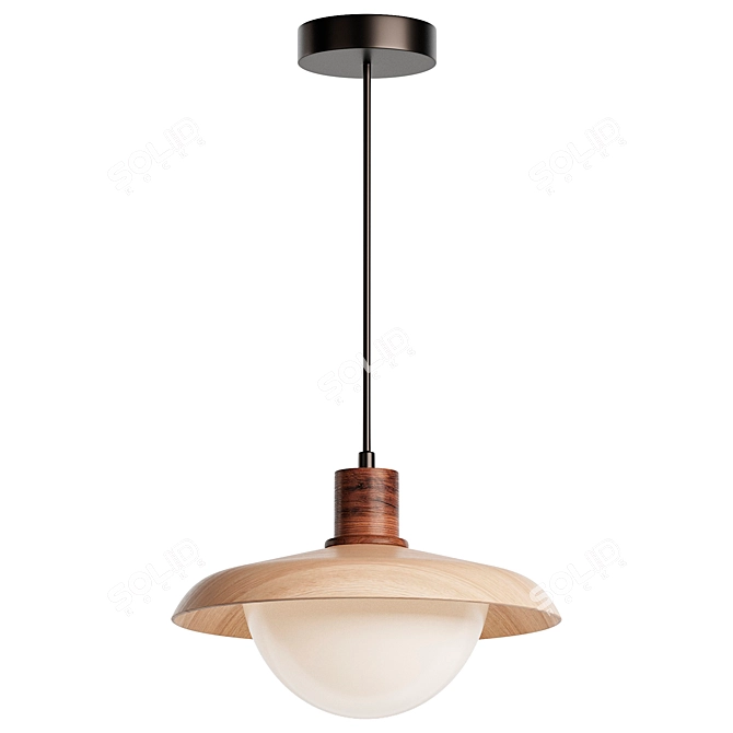 Sleek Corpin Pendant Lamp 3D model image 2