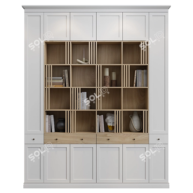 Neoclassical Rack 6 Essentials Set 3D model image 1