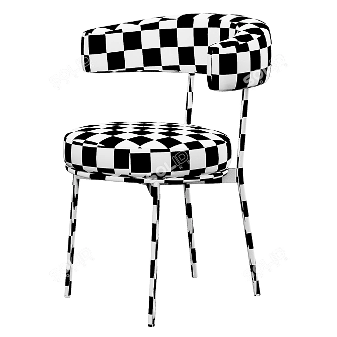 Elegant Bonaldo Neuilly Chair 3D model image 6