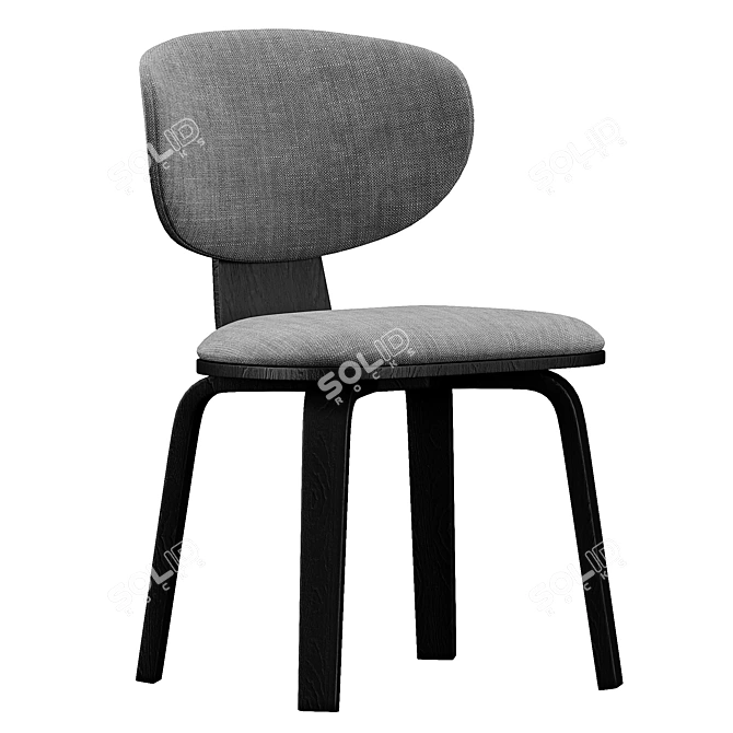 Modern Olos Chair by Bonaldo 3D model image 1