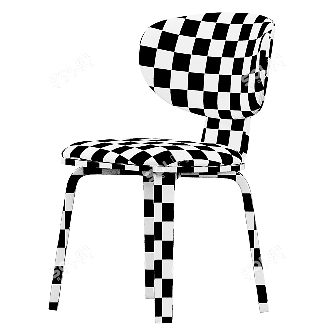 Modern Olos Chair by Bonaldo 3D model image 6