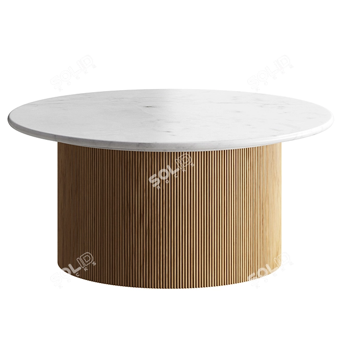 Sleek Ellington Coffee Table ModelRenderer 3D model image 1