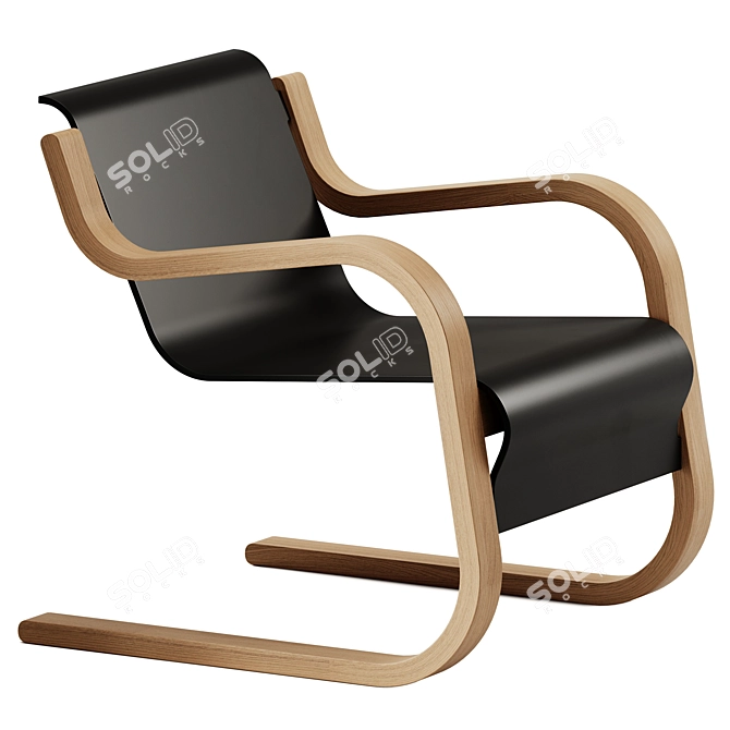 Artek 42 Small Paimio Armchair 3D model image 1