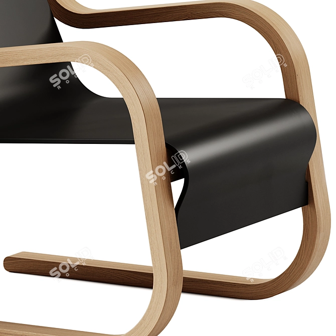 Artek 42 Small Paimio Armchair 3D model image 3