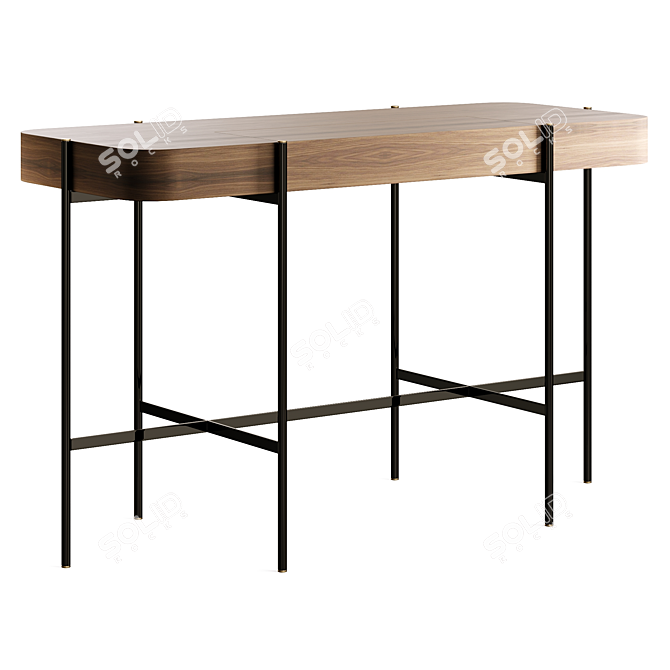 Modern Chic Caillou Desk 3D model image 5