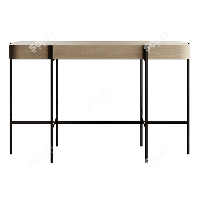 Modern Chic Caillou Desk 3D model image 6