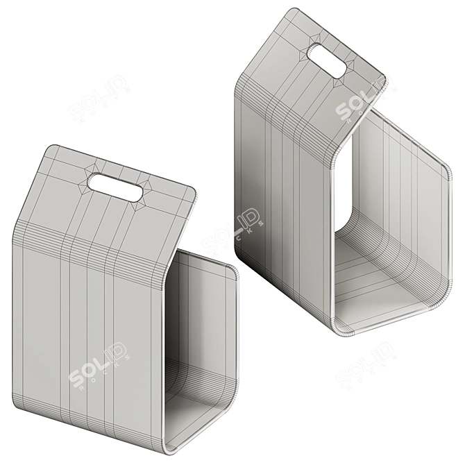 Artek Kanto Storage Rack, Modern 3D model image 4