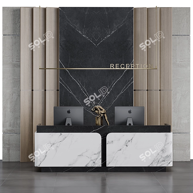 Modern Reception Design Model 3D model image 1