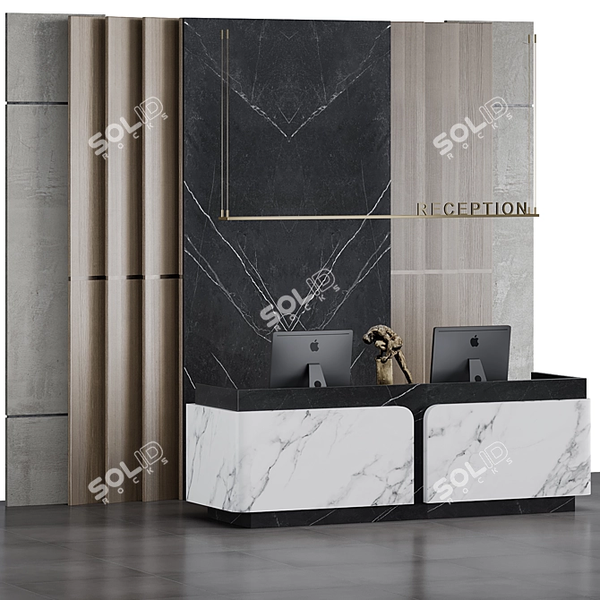 Modern Reception Design Model 3D model image 2