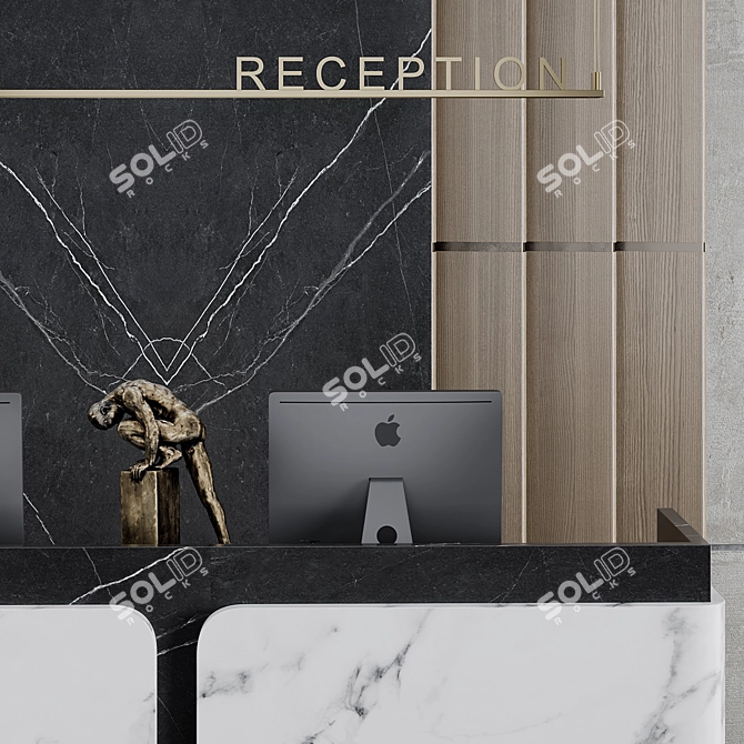 Modern Reception Design Model 3D model image 3