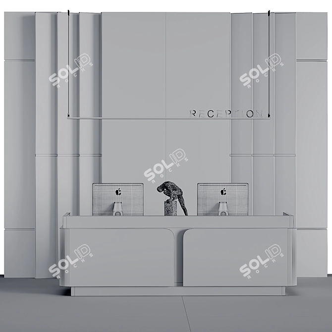 Modern Reception Design Model 3D model image 5