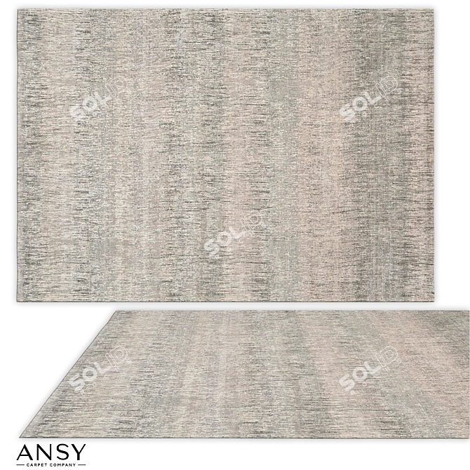 Cosmo Modern Handmade Rug 3D model image 1