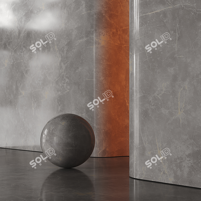 High-Res Marble Material Set 3D model image 5