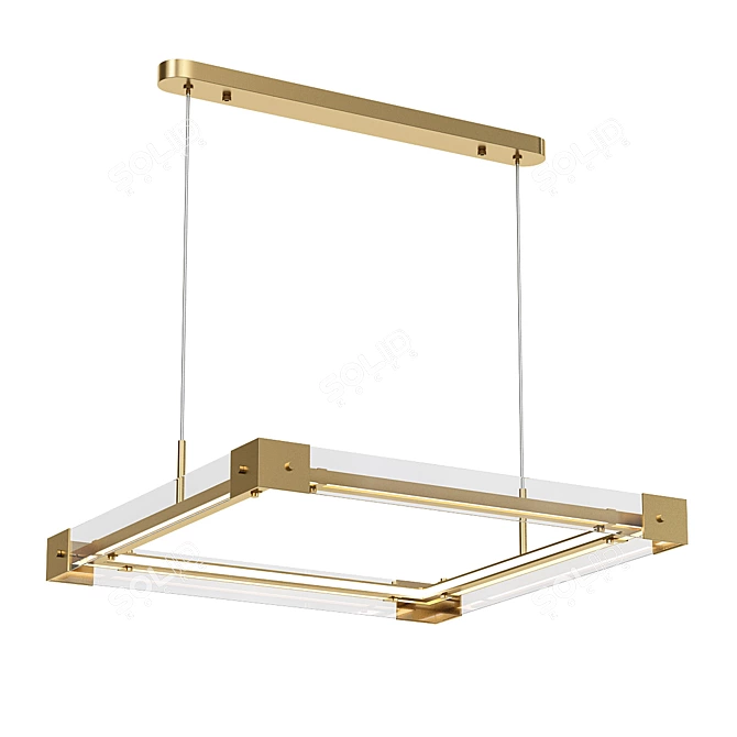 Imperium Loft Bergdis D01 Chandelier 3D model image 1