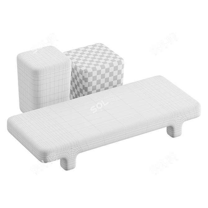 Modern Elegance Coffee Table 3D model image 3