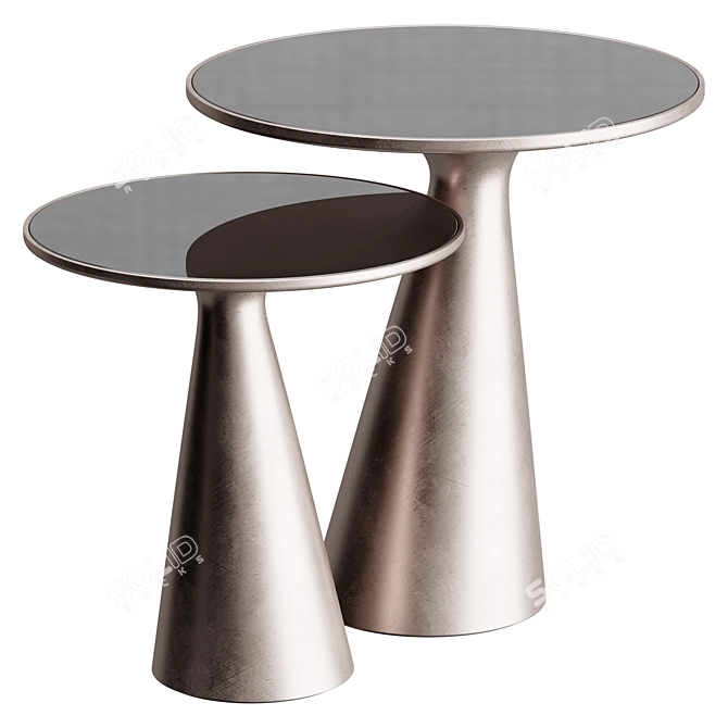 Sleek Modern Table Offering 3D model image 3