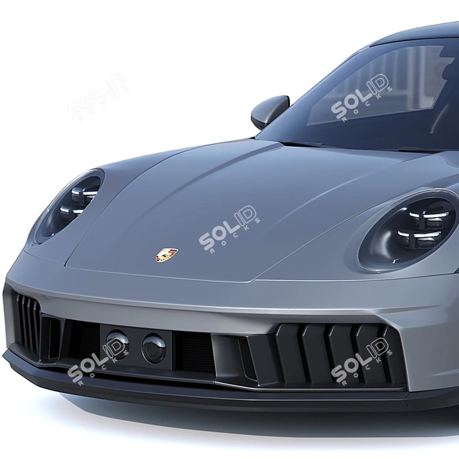 Porsche 911 Carrera GTS Hybrid 2025 3D model image 4