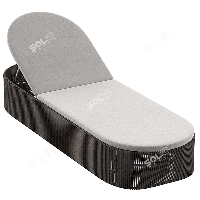 Boston Lounger - Modern 3Ds Max Model 3D model image 1