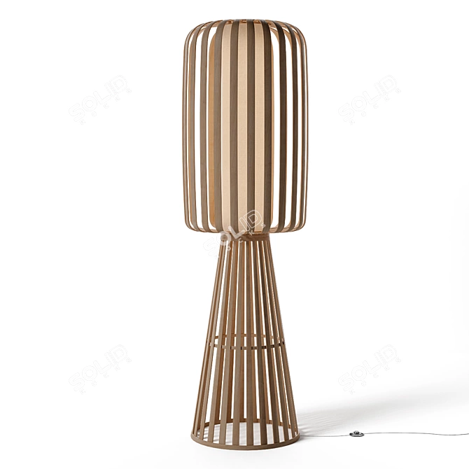 Achille Japonica Floor Lamp 3D model image 5