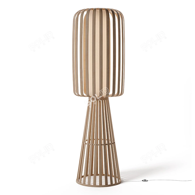 Achille Japonica Floor Lamp 3D model image 6