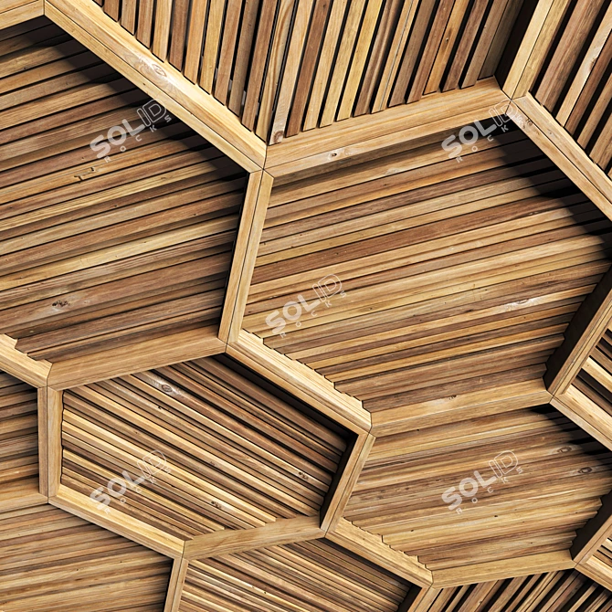 High-Poly Polygonal Decor Model 3D model image 3