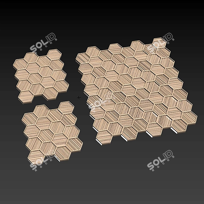 High-Poly Polygonal Decor Model 3D model image 5