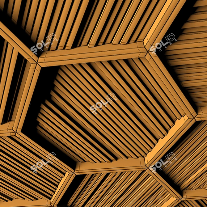 High-Poly Polygonal Decor Model 3D model image 6