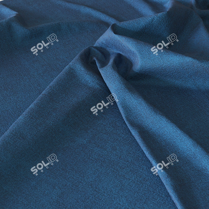 Blue Fabric Seamless Texture 4k 3D model image 3