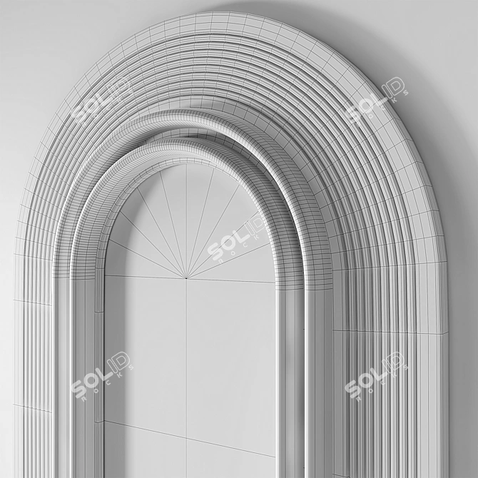 G&D Reflective Mirror Sculpture 3D model image 5