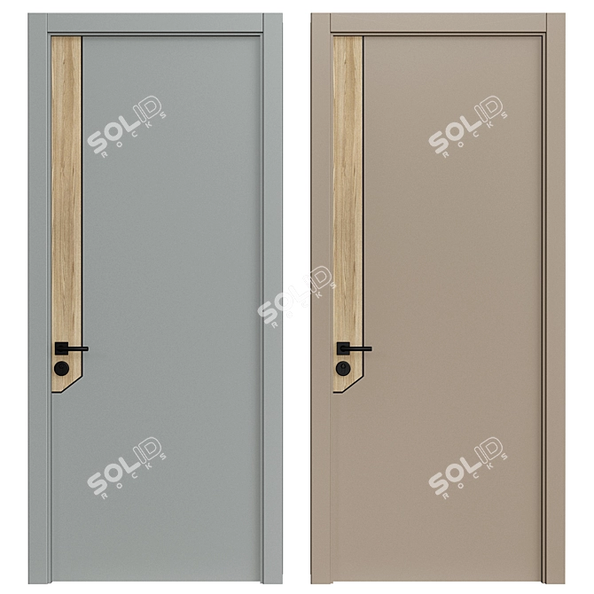 Interior Doors 3D Model 245 3D model image 2