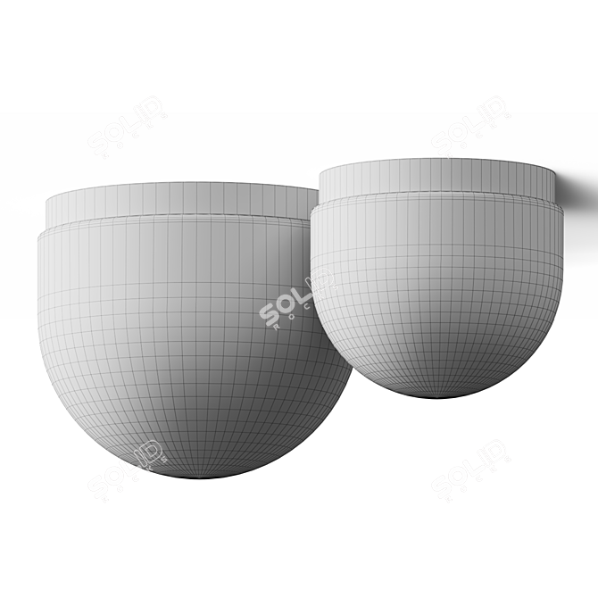 Gerardo Mari Designer Ceiling Lamp 3D model image 3