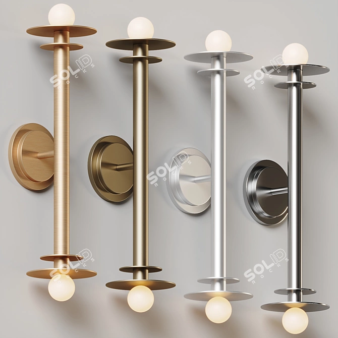 Arley Wall Sconce: Modern Elegance 3D model image 4